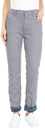 Lined Camber Rove Pants Straight Fit (Gunmetal) Women's Clothing