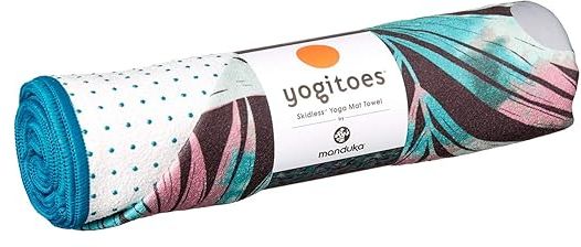 Yogitoes Mat Towel 2.0 (Tropics Black) Athletic Sports Equipment