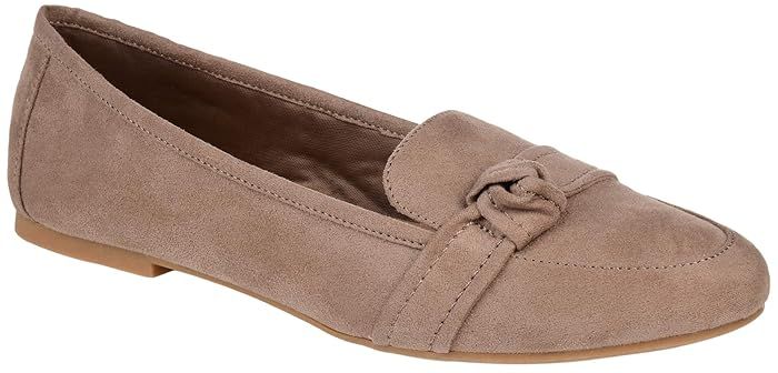 Marci Flat (Taupe) Women's Shoes