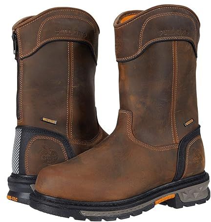 Carbo-Tec LTX Waterproof Soft Toe 11 Pull-On (Brown) Men's Boots