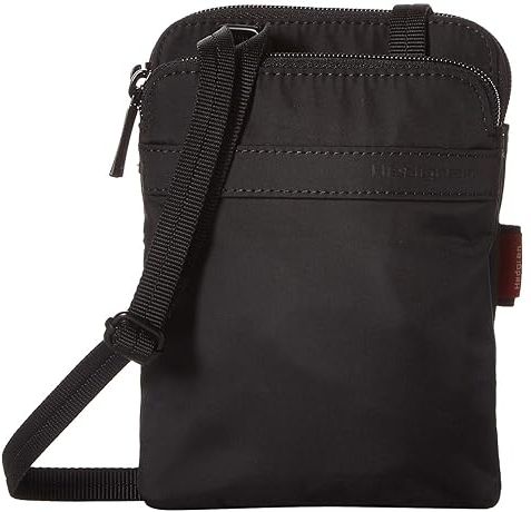 Rupee Passport Holder with RFID Pocket (Black) Cross Body Handbags