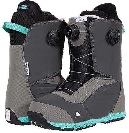 Ruler Boa(r) Snowboard Boot (Gray/Teal) Men's Cold Weather Boots