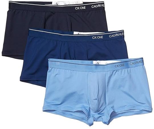 CK One Micro Multipack Low Rise Trunks (Perth/Shoreline/Azure) Men's Underwear