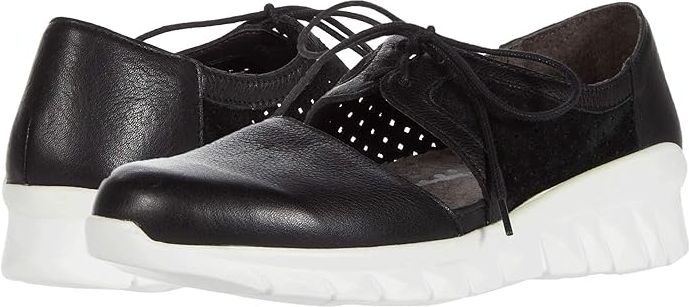 Ophelia (Soft Black Leather/Black Suede Perforated/Black Velvet Nubuck) Women's Shoes