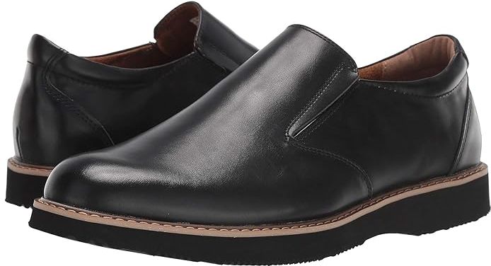 Walkmaster Twin Gore Slip-On (Black) Men's Shoes