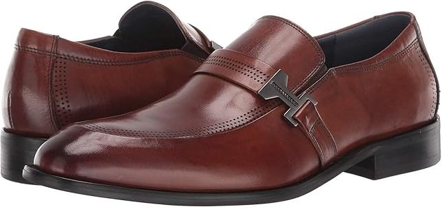 Jonas Moc Toe Slip On Loafer (Cognac) Men's Shoes