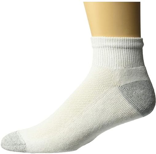 6-Pack Ankle Socks (White) Men's Low Cut Socks Shoes