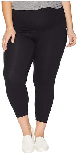 Plus Size Gloria Skimmer Leggings (Black) Women's Casual Pants