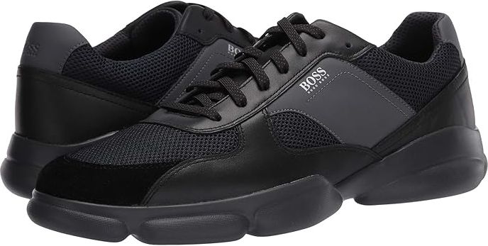 Rapid Low Top Sneaker by BOSS (Black 1) Men's Shoes