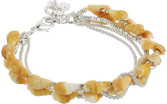 Seashell Beaded Bracelet (Silver) Bracelet