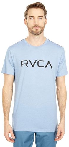Big RVCA T-Shirt Short Sleeve (Ash Blue) Men's T Shirt