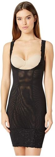 Super Control Shapewear Slip Dress (Black) Women's Underwear