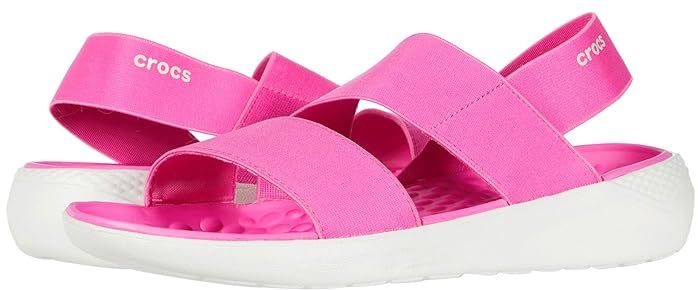 LiteRide Stretch Sandal (Electric Pink/Almost White) Women's Shoes