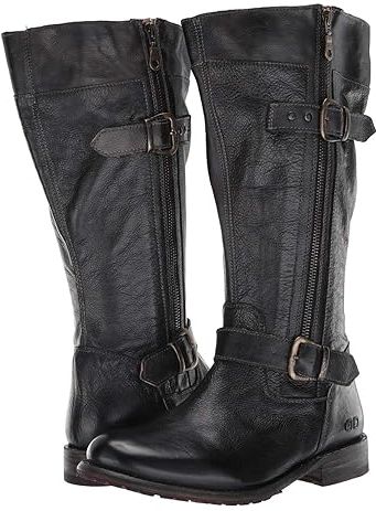 Gogo Lug Wide Calf (Black Rustic) Women's Boots
