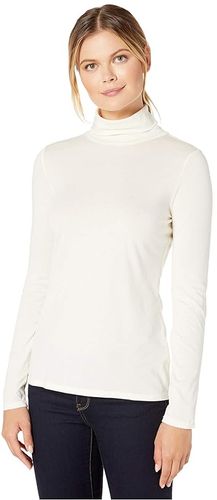 Long Sleeve Turtleneck (Antique White) Women's Clothing