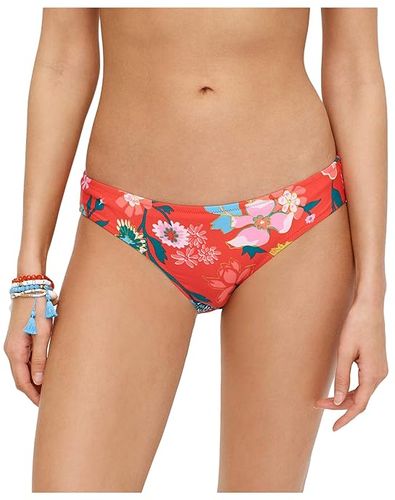 Gavotte Floral Surf Hipster (Red/Jade Multi) Women's Swimwear