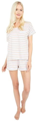 Organic Cotton Sleep Set (Arctic Stripe) Women's Pajama Sets