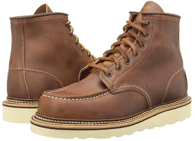 6 Moc Toe (Copper Rough & Tough) Men's Lace-up Boots