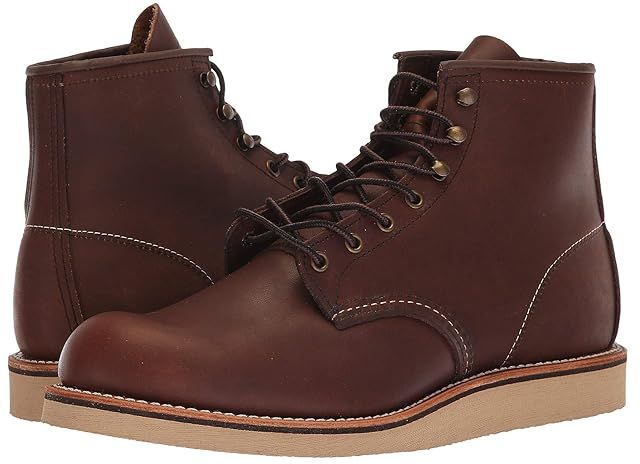 6 Rover Round Toe (Amber Harness) Men's Lace-up Boots