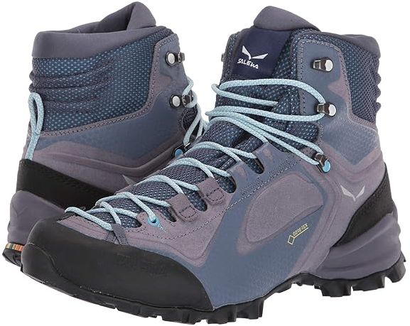 Alpenviolet Mid GTX (Grisaille/Ethernal Blue) Women's Shoes