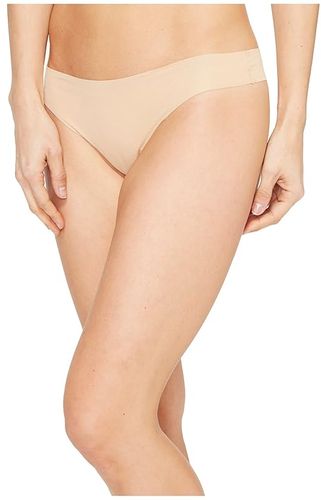 Invisible Cotton Thong (Beige) Women's Underwear