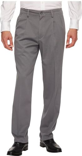 Easy Khaki D3 Classic Fit Pleated Pants (Burma Grey) Men's Clothing