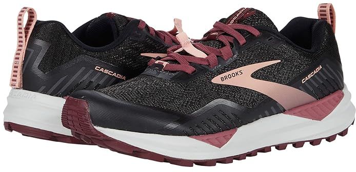 Cascadia 15 (Black/Ebony/Coral Cloud) Women's Running Shoes