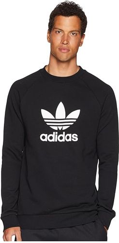 Trefoil Crew Sweatshirt (Black) Men's Sweatshirt