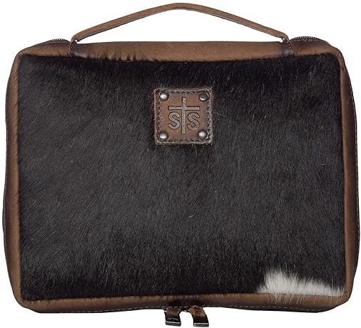 Cowhide Tablet/Book Cover (Cowhide/Tornado Brown) Bags