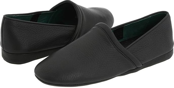 Aristocrat Opera (Black Leather) Men's Slippers