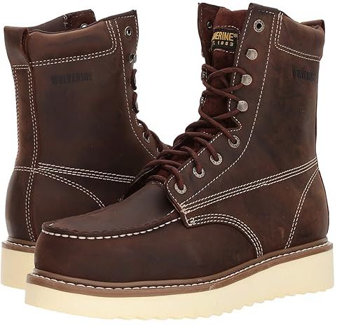 Loader 8 Steel Toe Boot (Brown) Men's Work Boots