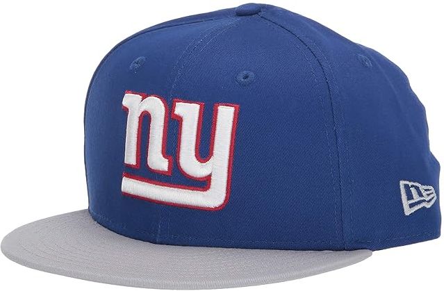 NFL Basic Snap 9FIFTY Snapback Cap - New York Giants (Blue/Gray) Caps