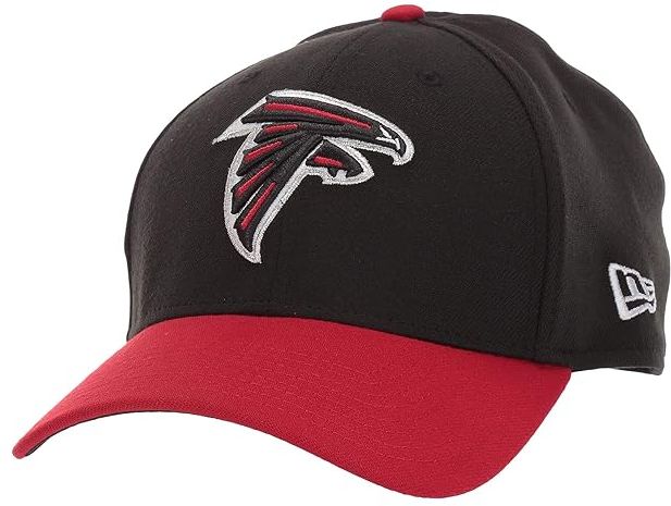 NFL Team Classic 39THIRTY Flex Fit Cap - Atlanta Falcons (Black/Scarlet) Baseball Caps