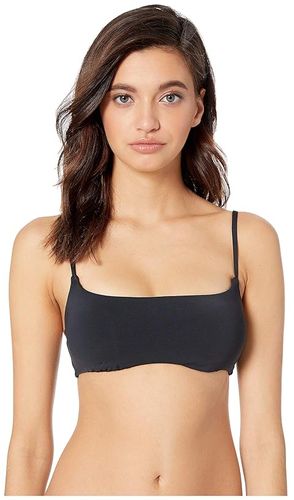 Getaway Solids Bralette Top (Black) Women's Swimwear