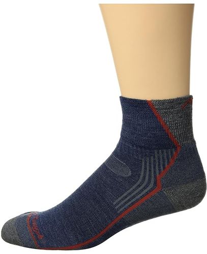 Hiker 1/4 Socks Cushion (Denim) Men's Quarter Length Socks Shoes