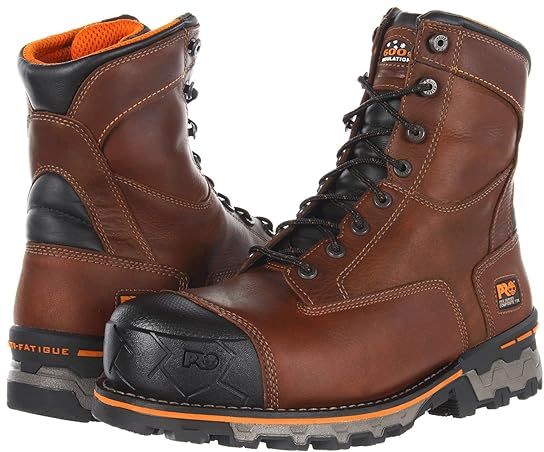 Boondock WP Insulated Comp Toe (Brown) Men's Work Boots