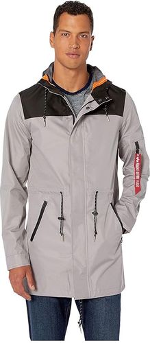 Deluge Ripstop Fishtail Coat (New Silver) Men's Clothing
