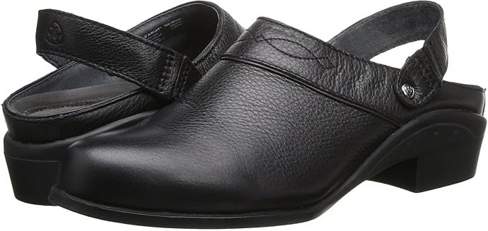 Sport Mule (Black Deertan) Women's Clog/Mule Shoes