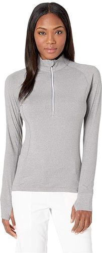 Rotation 1/4 Zip (Medium Gray Heather) Women's Clothing