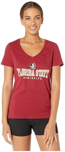 Florida State Seminoles University V-Neck Tee (Garnet 2) Women's T Shirt