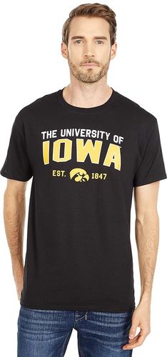 Iowa Hawkeyes Jersey Tee (Black 2) Men's T Shirt