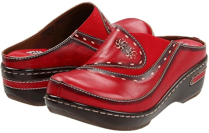 Chino (Red) Women's Clog Shoes