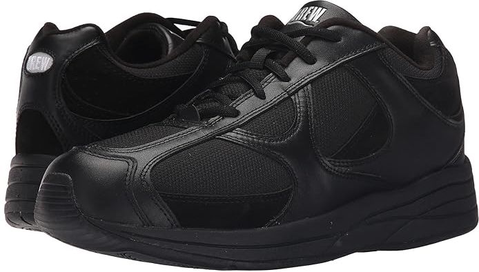 Surge (Black Leather/Nubuck/Mesh) Men's Lace up casual Shoes