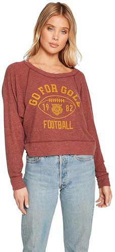 Go For Gold Love Knit Batwing Pullover (Biscotti) Women's Clothing