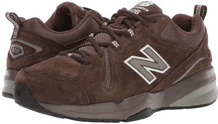 608v5 (Chocolate Brown/White) Men's Cross Training Shoes