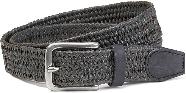 Falcon Belt (Gray Braided Italian Steer) Men's Belts