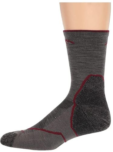 Light Hiker Micro Crew Light Cushion (Taupe) Men's Crew Cut Socks Shoes