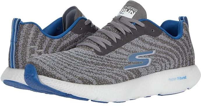 Go Run 7+ (Charcoal/Blue) Men's Running Shoes