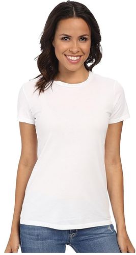 Supreme Jersey Fitted S/S Crew (White) Women's T Shirt