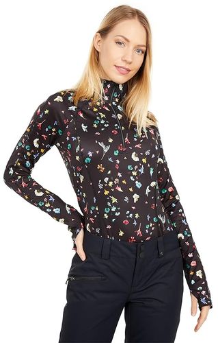 Discover 1/4 Zip (Flower Press) Women's Clothing